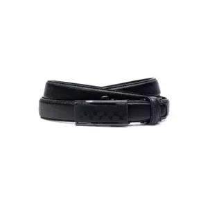 닥스 ACC 블랙 버클 로고 패턴 가죽벨트 DBBE2F711BK