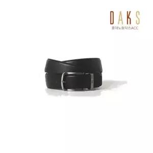 닥스 ACC 선물포장 DBBE4E045 블랙 버클 DD로고 음각 소가죽 비조벨트