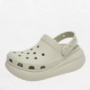 [크록스]클래식 크러쉬 플랫폼 클로그 키높이 샌들 슬리퍼 본 화이트