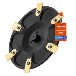 FourShow [업그레이드] 6-블레이드 디스크 세그웨이 나비모우 로봇 잔디깎이 i105N i108N 및 i110N 6Pcs 블레이드 지원