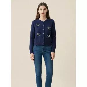 [디에이치(하프클럽)]에뜨 진주 스웨터 가디건 3color_P414174419