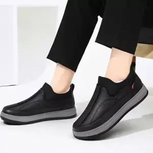 [옷자락]남성 기모안감 논슬립 겨울 캐주얼운동화