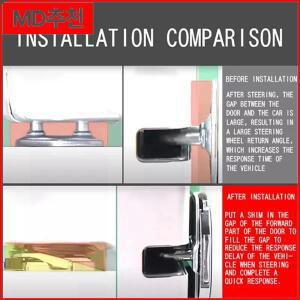 렉서스 전 차종 ES GX460 LC LS LX NX RX UX용 TRD 도어 스태빌라이저 보호 래치 스토퍼 커버 3세트