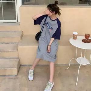 홈웨어 외출복 여성 반팔 원피스 임산부 잠옷 실내복 WA402DE