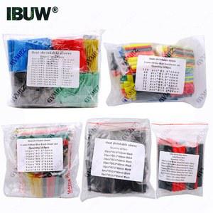 328PCS 164 케이블 폴리올 열수축 절연 560개 전자 슬리브 와이어 수축 키트 모음 튜브