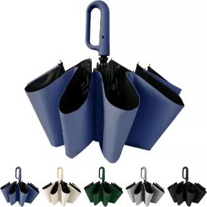 머스터픽킹 여행 접이식 골프 우산 10 리브 자동 오픈 /닫기 경량 휴대용 배낭 자동차 파라솔 야외 일요일