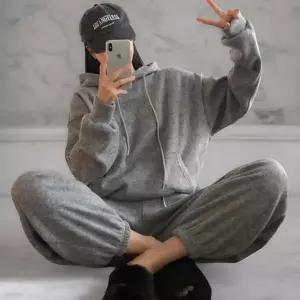 [다잇템]여성 후디티 FW 츄리링바지 트랙수트 보온 세트