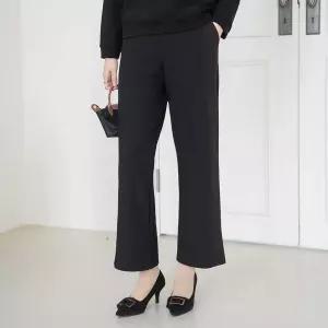 [마담4060]엄마옷 마담4060 편한밴딩배색기모 데일리 여성바지 팬츠-RPN2601006-