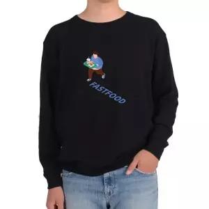 기모맨투맨 패스트푸드 햄버거 콜라그림 전색상 사이즈 (WFKB7PR)