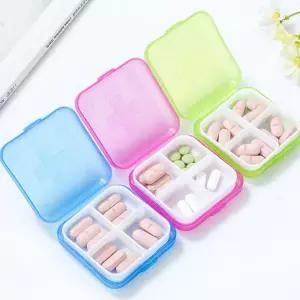 휴대용 약통 비타민 케이스 밀봉 여행용 수납 알약통 알약통 약보관함