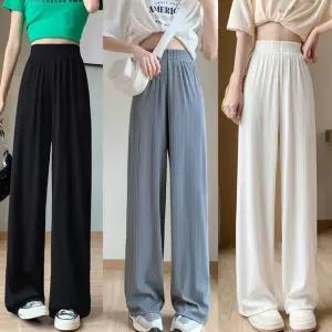 여성 시원한 냉감 쿨링 플리츠 팬츠 LM-0055