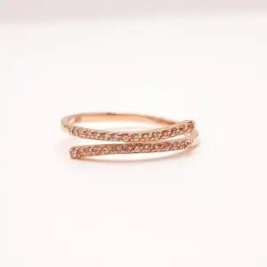 [오팔하우스] 14k 웨이브 큐빅 반지 OPDLR1691