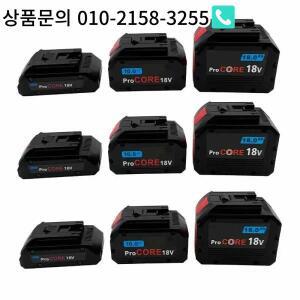 Bosch 18V 무선  BAT609 21900 교체 전기 셀용 2025 ProCORE 8000mAh