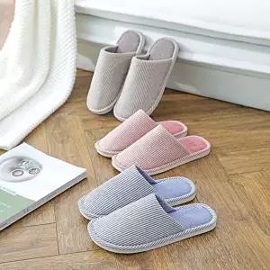 [엄지척]여성 줄무늬 스타일 실내화 1P 실내 고품질 슬리퍼 거