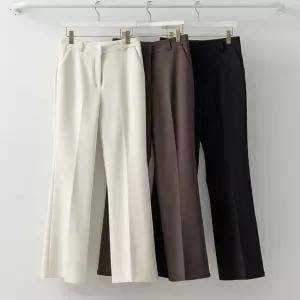 [다잇템] 여성 FW 보온 나팔 들러리룩 편한 셋업 슬랙스