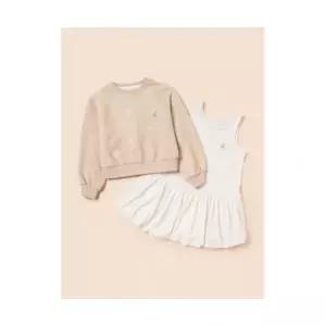 빈폴 키즈 리본 포인트 스웨트 셔츠벌룬 피스 세트 옐로우 (BI5X71G04E) 308226