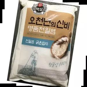 굵은소금 천일염(굵은 백설 3k)