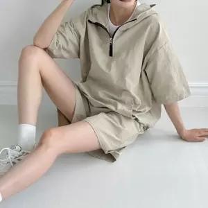 여성 여름 반팔 트레이닝복 세트 나일론 20대 스포츠