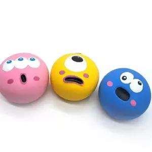 반려견 장난감 몬스터볼 소프트형 지능개발 놀이공 블루색상