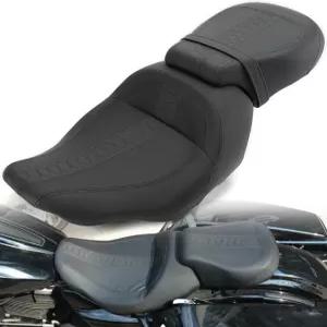 할리 데이비슨 스트리트 글라이드 2024-업 CVO 2023-업 로드 ST 2023-업(블랙 스티칭)에 적합한 로우