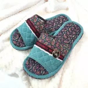 남성용 에스닉 거실 층간소음 방지 슬리퍼 폭신폭신 발편한 3중 쿠션 실내화 거실화 거실