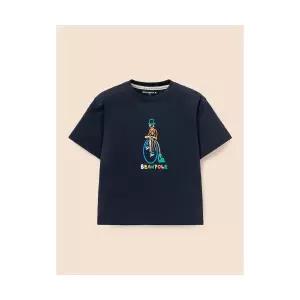 빈폴 키즈 컬러풀 자전거 반팔 티셔츠 네이비 (BI5342U04R) 305630