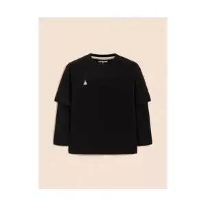 빈폴 키즈 그래픽 레이어드 긴팔 티셔츠 블랙 (BI5941U035) 305949