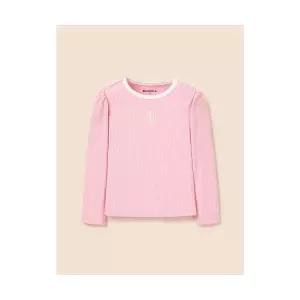 빈폴 키즈 여아 골지 티셔츠 라이트 핑크 (BI5141G12Y) 305600