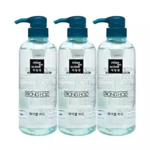 미쟝센 스타일케어 헤어젤 하드 500ml 3개팩