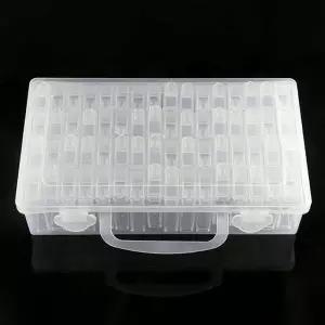 투명수납함 뚜껑 투명 클리어 칸막이 파츠정리함 플라스틱