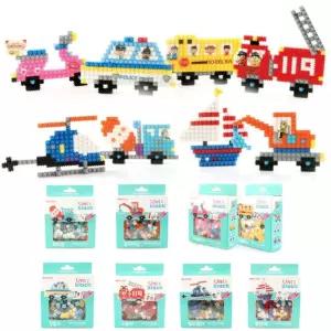 탈것 만들기 (택1)/유니블럭/탈것만들기블럭/블럭만들기/블럭장난감/블록만들기/디폼블럭/나노블럭/유아용