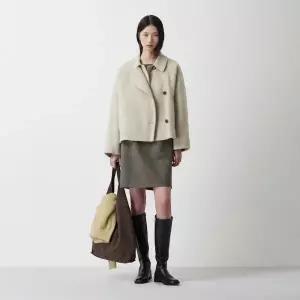 [롯데백화점]쥬크 라마 블렌디드 숏 코트 Z254MSG501