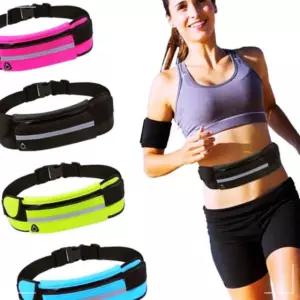 보조가방 러닝벨트 학교 사무실 스포츠힙색 이어폰홀 마라톤벨트 관공서 블랙 H08WA24033