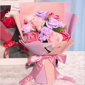 HPS 비누꽃 11송이 장미꽃 꽃다발 조화 졸업식 기념일