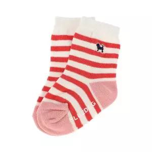 갤러리아 (돌,백일,예쁜양말)RD)스트라이프하프양말B(46114-810-08)