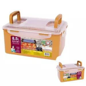 빙투 밀폐 황토 반찬통 김치통 냉장고보관용기 정리 8.5L
