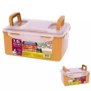 빙투 반찬통 황토 정리 냉장고보관용기 밀폐 김치통 7.5L