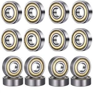 608 ZZ 볼 베어링 금속 이중 차폐 미니 소형어처 딥 그루브 스케이트보드 8mm X 22mm 7mm 10 개