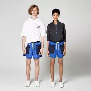 애스플래폼 AM01PS02 2 in 1 밴드 러닝 반바지_블루