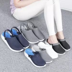 펀칭 크록샌들 남녀공용 간호화 간병인신발