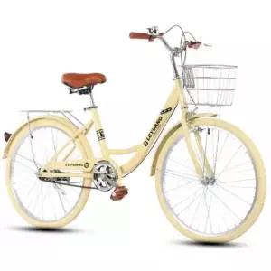 22인치자전거 변속 알루미늄사이클 입문용 22인치 옐로우 출퇴근