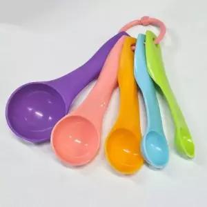 5종 다용도 계량 스푼 고리포함 숟가락 스푼 사료 계 (WFGMT46)