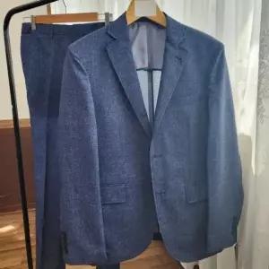 중년 남성용 네이비 여름용 정장 부모님 선물용