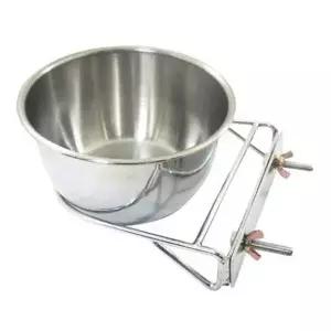 철장걸이 스텐 급수기 급식 96oz 애견 강아지 식기 1P 고양이밥그릇