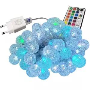 원형 UUF149L8 크리스탈 아이스 앵두전구 50구 줄조명 트리등