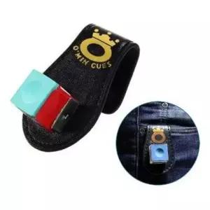 쵸크홀더 당구 스누커 가죽 마그네틱 벨트 클립 쵸크 W61D1F1