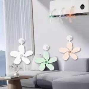 빨판 부착형 에어컨용 공기 에어컨팬 순환 팬 무동력 바람개비 실링팬