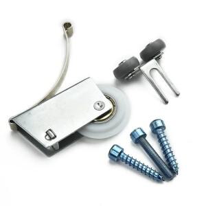 가벼운 옷장용 슬라이딩 문짝 롤러 휠 도르래 피팅 화장실 하드웨어