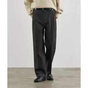 드로우핏 릴렉스드 와이드 생지 데님 팬츠 [BLACK] 323336