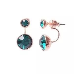 E271 에메랄드 오스트리아 크리스탈 투웨이 귀걸이 여자귀걸이 귀걸이추천 학생귀걸이 모임 여자선물